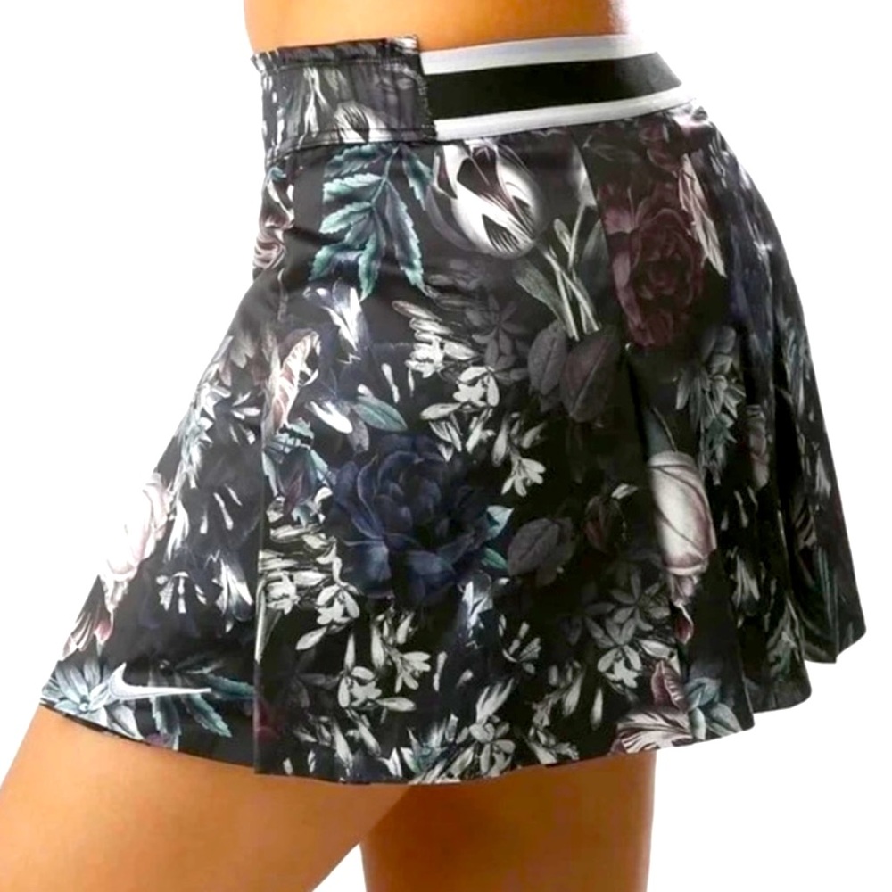✔️ Nike DRI-Fit Flex Floral Pleated Tennis Skirt
